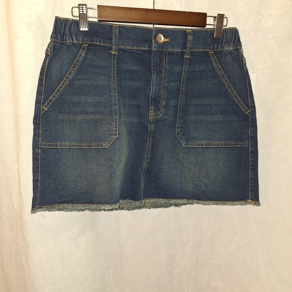 NOBO Blue Mini Jean Skirt Casual